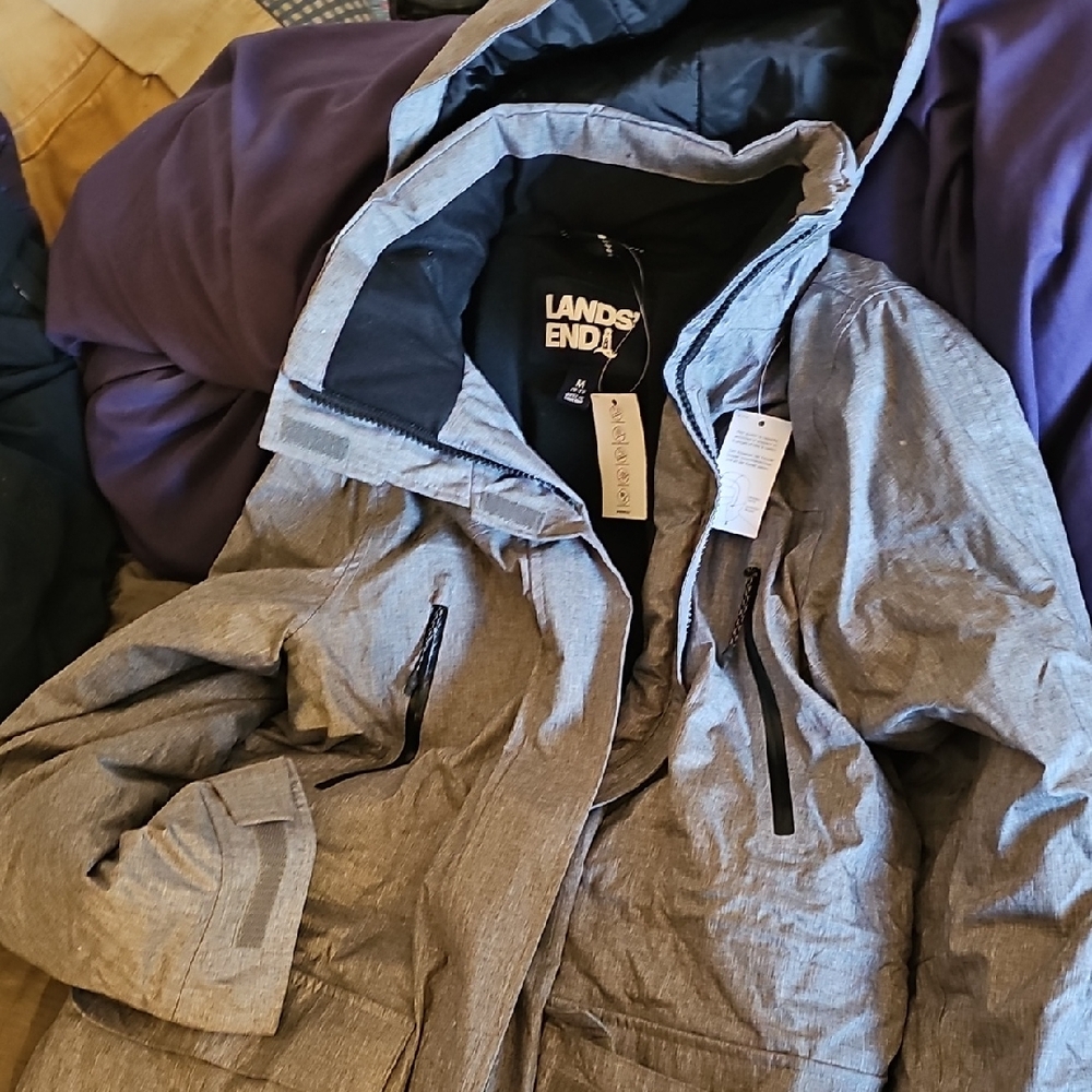 Lands' End Women's Gray Ski Jacket